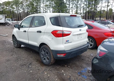 2019 Ford Ecosport S из США, поврежденный, VIN MAJ3S2FE0KC306760